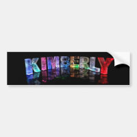 The Name Kimberly in 3D Lights (Photograph)