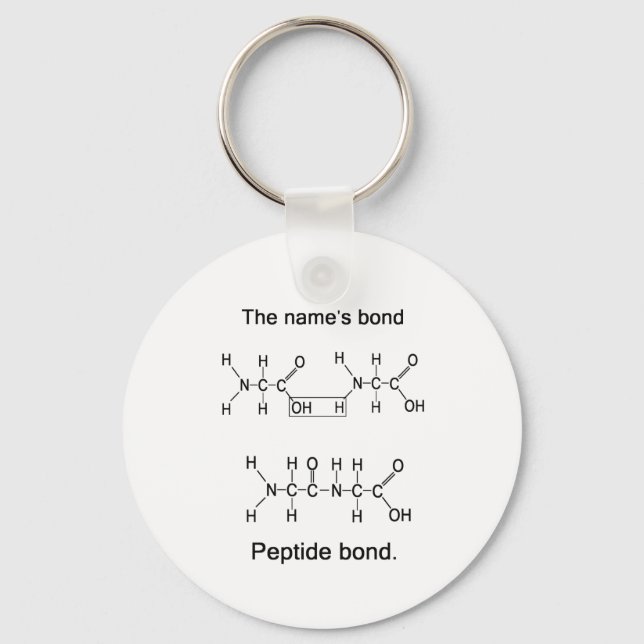The name's bond, peptide bond key ring (Front)