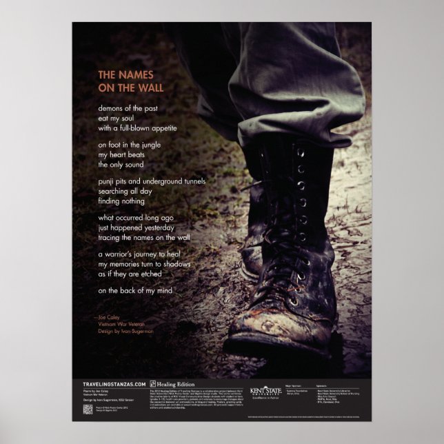 The Names on the Wall Poster (Front)