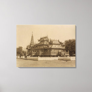 The Nan-U Human-Se, Shwe-Kyaung Canvas Print
