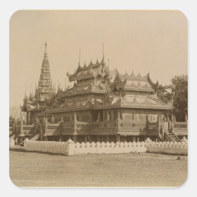 The Nan-U Human-Se, Shwe-Kyaung Square Sticker (Front)