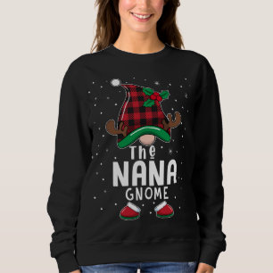 The Nana Gnome Matching Family Christmas Pajama Bu Sweatshirt