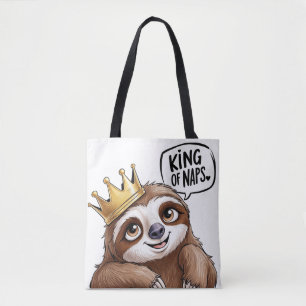 The Nap King - A Classy Sloth!   Tote Bag