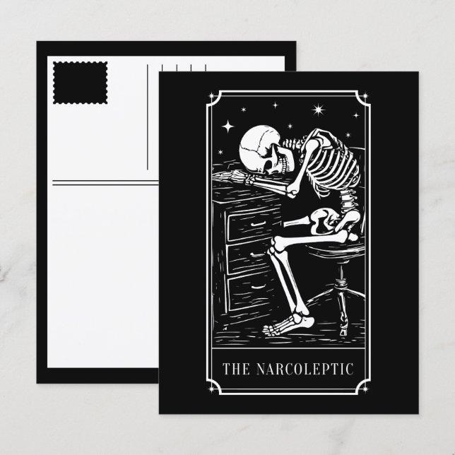 The Narcoleptic Tarot Card Narcolepsy Awareness (Front/Back)