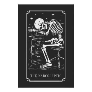 The Narcoleptic Tarot Card Narcolepsy Awareness Poster