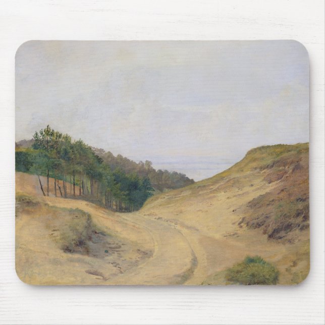The Narrow Pass at Blankenese, 1840 Mouse Pad (Front)