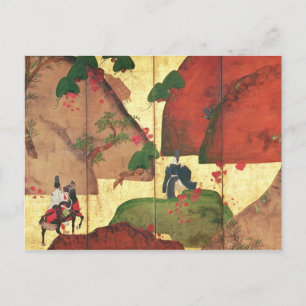 The Narrow road of Ivy Postcard