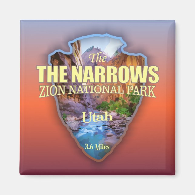 The Narrows (arrowhead) Magnet (Front)