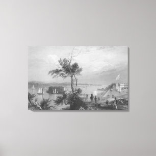 The Narrows from Fort Hamilton Canvas Print