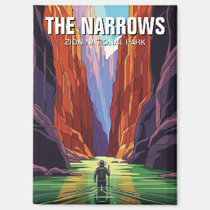 The Narrows in Zion National Park Utah Magnet