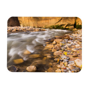 The Narrows Of The Virgin River In Autumn 4 Magnet