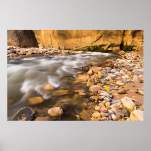 The Narrows Of The Virgin River In Autumn 4 Poster