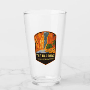 The Narrows Zion National Park Glass