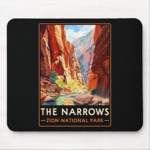 The Narrows Zion National Park Hiking Nature Outdo Mouse Pad