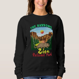 The Narrows Zion National Park Utah Visitor Tours Sweatshirt