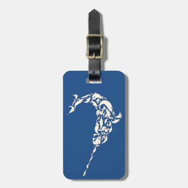 The Narwhal of Narwhals Luggage Tag (Front Vertical)