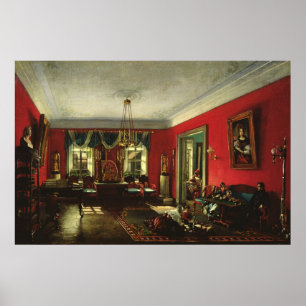 The Nashchokin family in drawing room Poster
