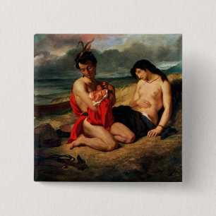 The Natchez, c.1823-35 15 Cm Square Badge