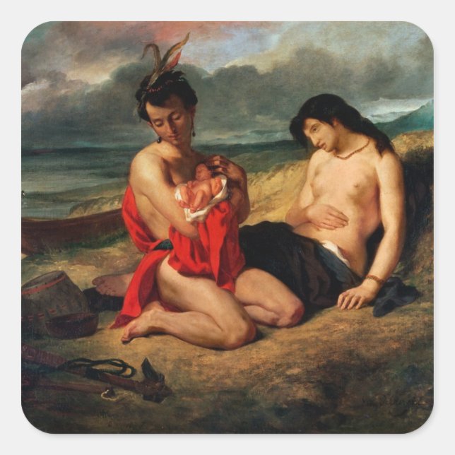 The Natchez, c.1823-35 Square Sticker (Front)