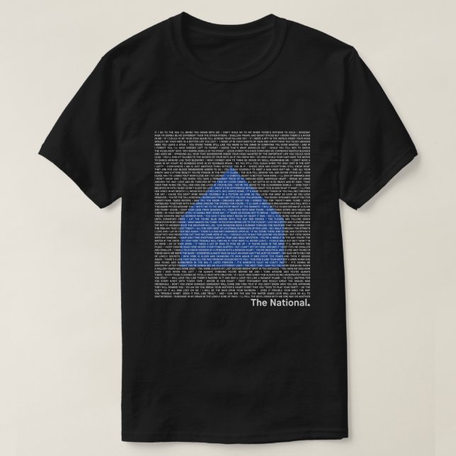 The National (Band) Logo (Sleep Well Beast) and Ly T-Shirt (Design Front)