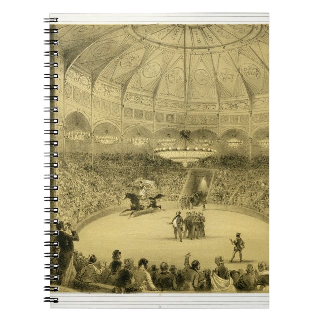 The National Circus, published by Auguste Bry (lit Spiral Notebook (Front)