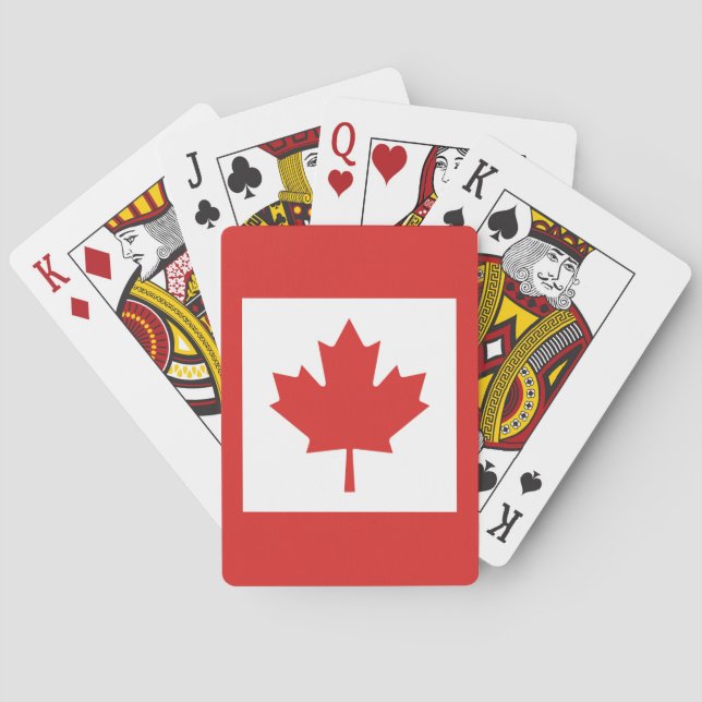 The National Flag of Canada Playing Cards (Back)