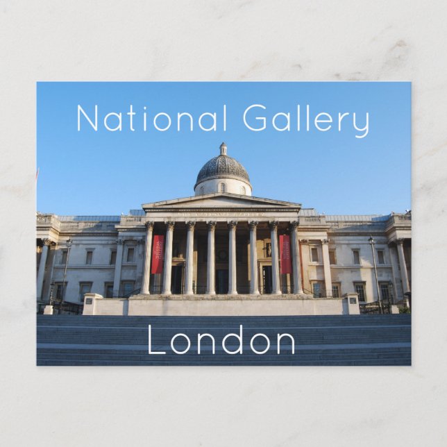 The National Gallery, London Postcard (Front)