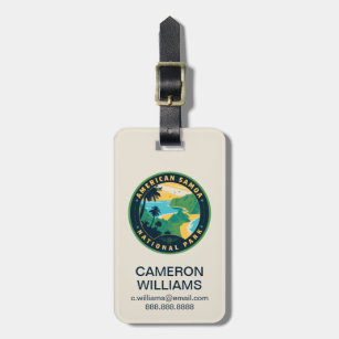 The National Park of American Samoa Luggage Tag