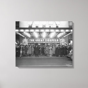 The National Theatre, 1936 Canvas Print