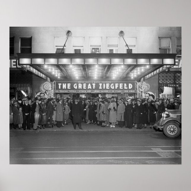 The National Theatre, 1936. Vintage Photo Poster (Front)