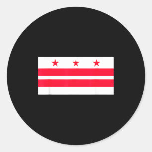 The Nations Capital, The District, Washington, Dc  Classic Round Sticker