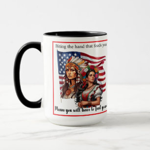 The Native American/Mexican Heritage _Feeding Hand Mug
