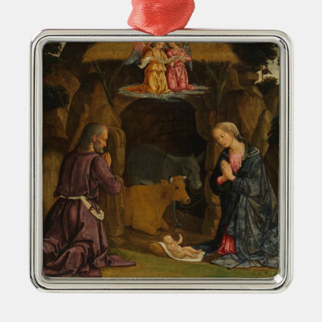 The Nativity, 1480s Metal Tree Decoration (Front)
