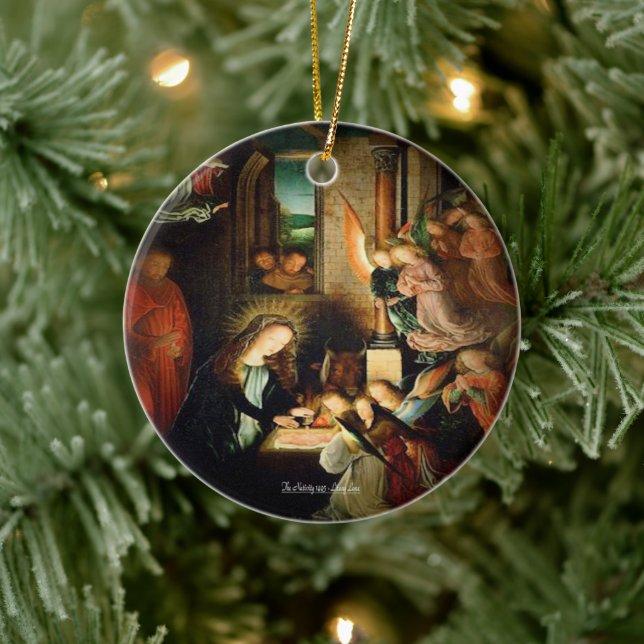The Nativity 1495 Ceramic Tree Decoration (Tree)