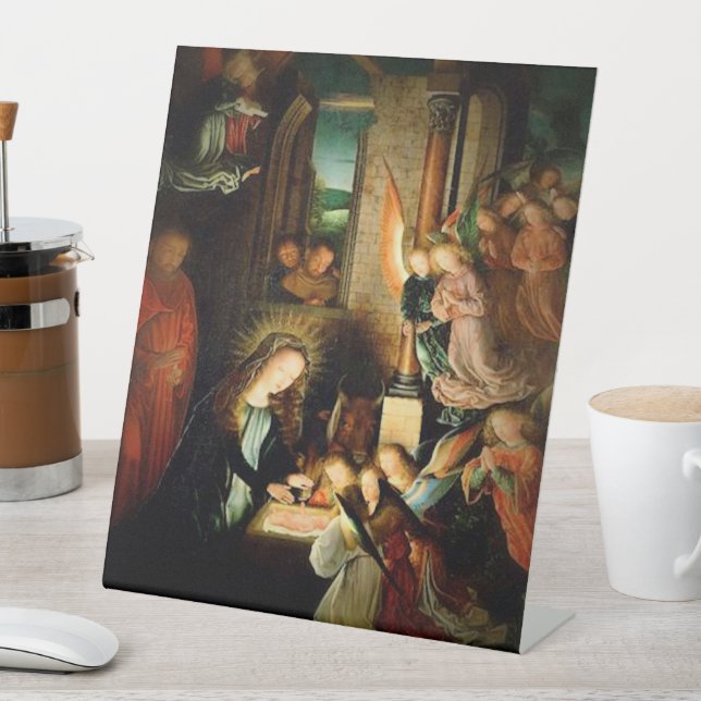 The Nativity 1495  Pedestal Sign (In SItu)