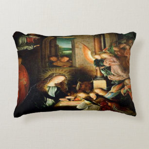 The Nativity 1495 Sherpa Blanket Decorative Cushion
