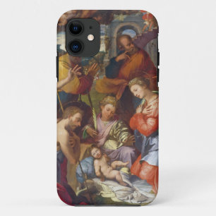 The Nativity, 1534 (oil on panel) Case-Mate iPhone Case