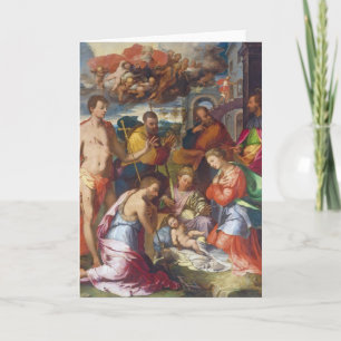 The Nativity, 1534 (oil on panel) Holiday Card