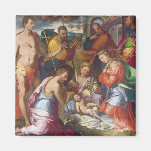 The Nativity, 1534 (oil on panel) Magnet