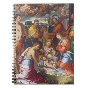 The Nativity, 1534 (oil on panel) Spiral Notebook