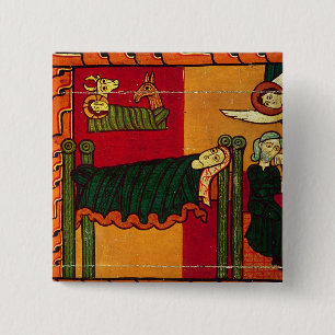 The Nativity 15 Cm Square Badge