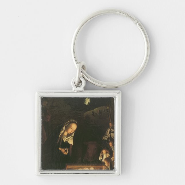 The Nativity at Night Key Ring (Front)
