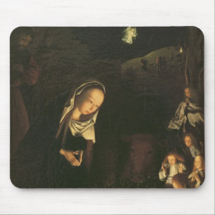 The Nativity at Night Mouse Pad