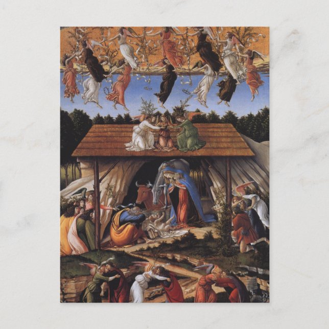 The Nativity by Botticelli Postcard (Front)