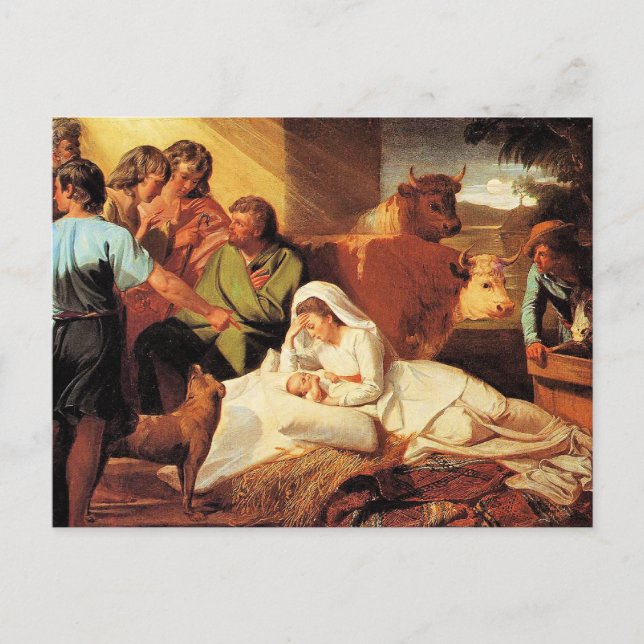 The Nativity by John Singleton Copley Postcard (Front)