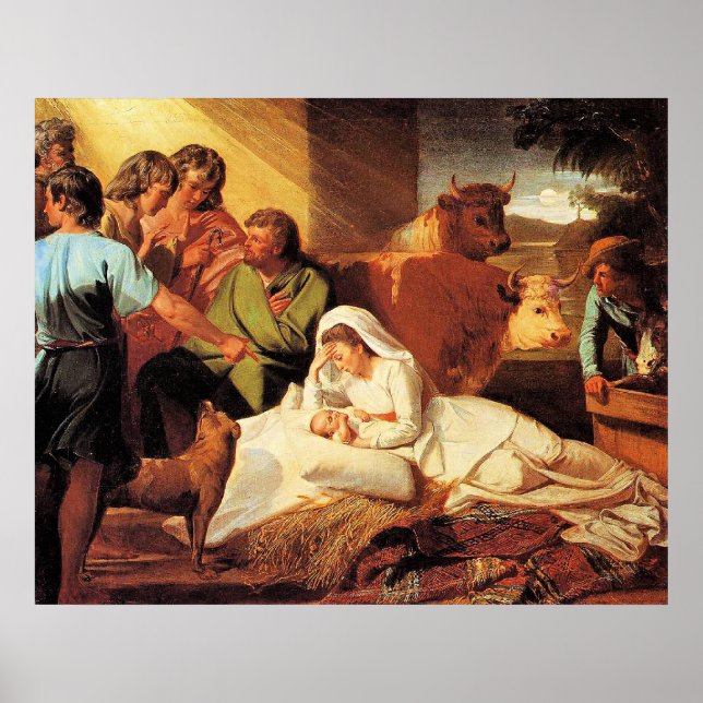 The Nativity by John Singleton Copley Poster (Front)