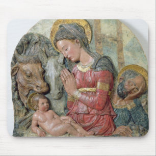 The Nativity, c.1460 (painted terracotta) Mouse Pad