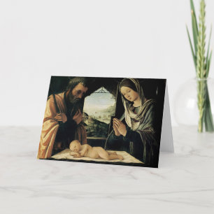The Nativity, c.1490 Holiday Card