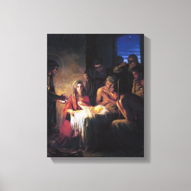 THe Nativity Canvas Print (Front)