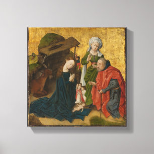 The Nativity, circa 1460 Canvas Print